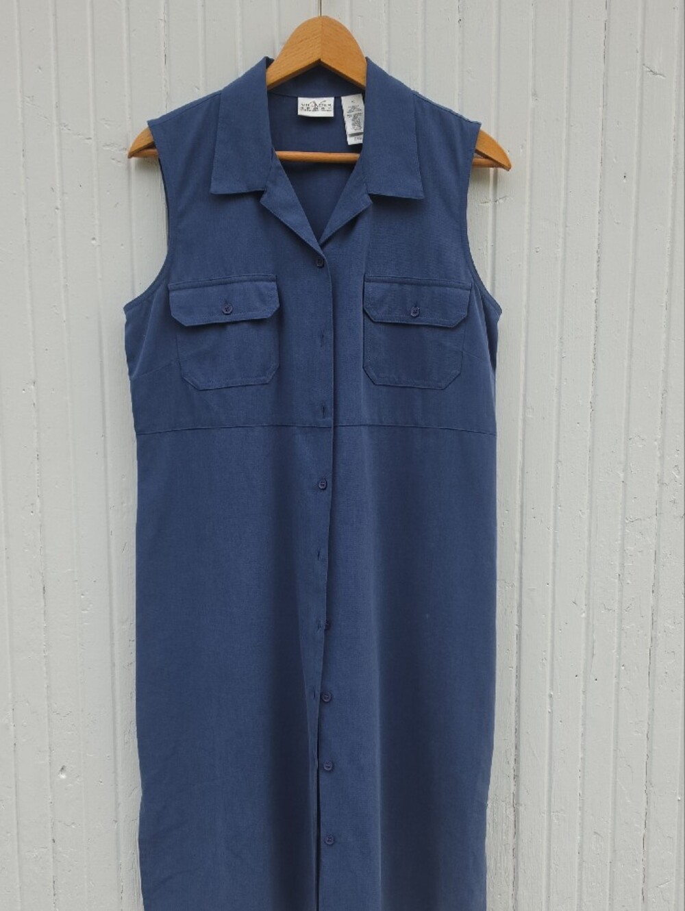 Villager Sport by Liz Claiborne (Sri Lanka) Ladies Vintage Cotton Blend Dress